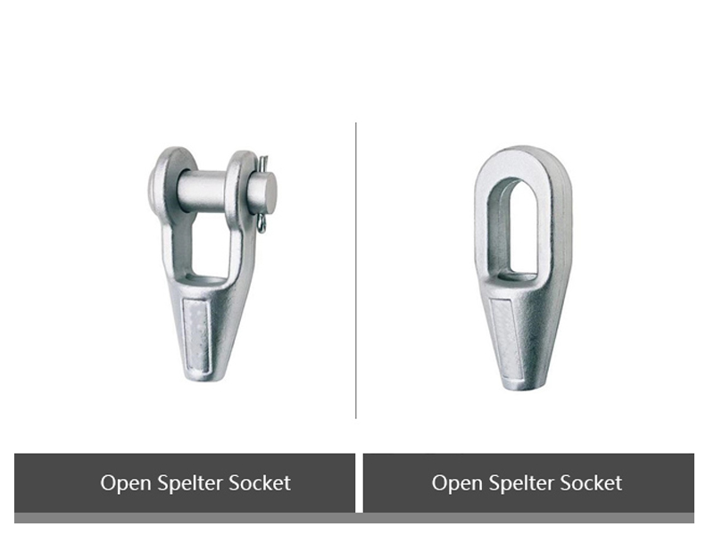 OPEN/CLOSED SPELTER SOCKET SLING